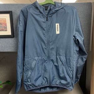 Adidas Climalite blue wind breaker